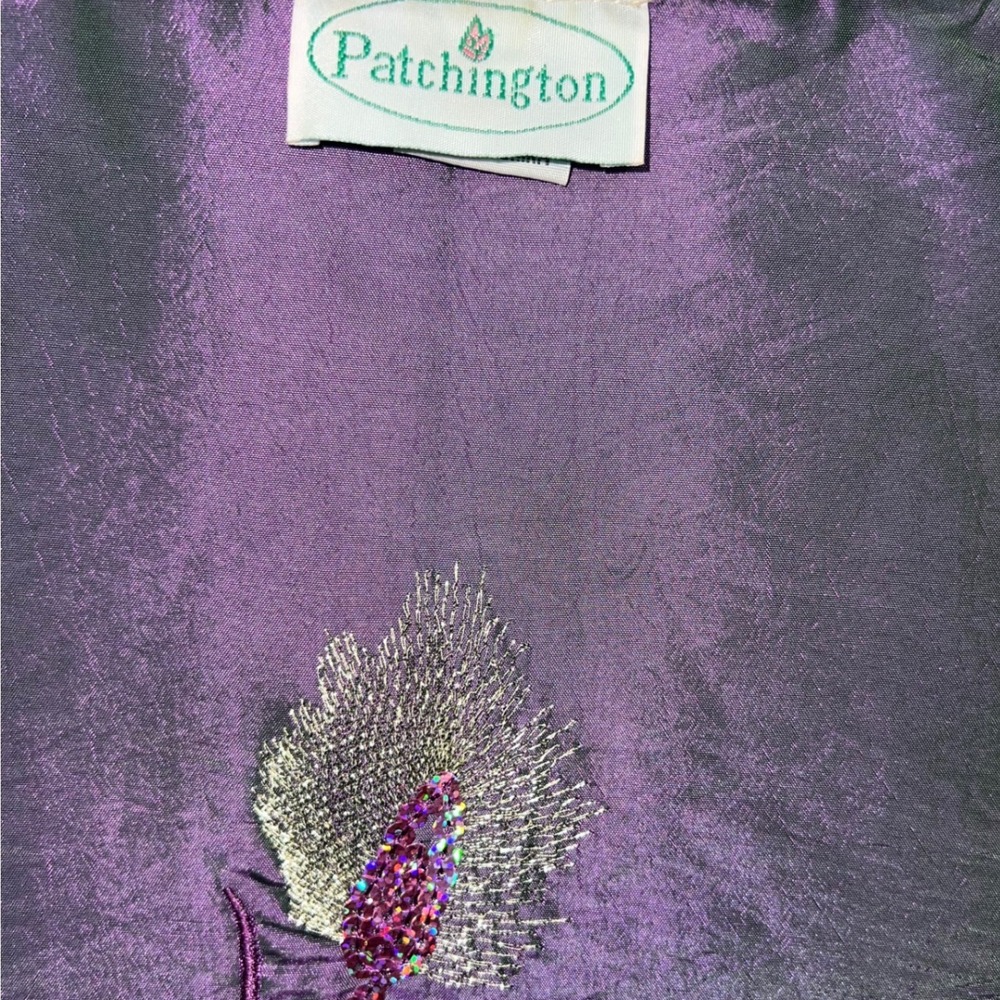 Patchington Womens Reversible Sequins Peacock Pat… - image 3